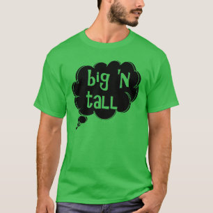 tänka stor och hög t-shirt efter dalDesignNZ
