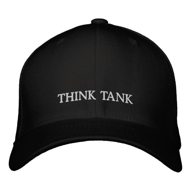 Tänka Tank - hatt Broderad Keps (Framsida)