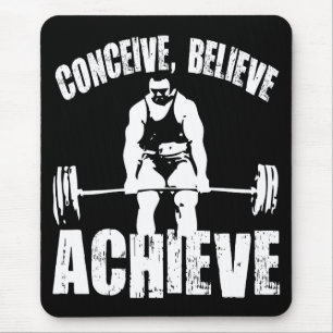 Tänka ut, tro, uppnå - den Motivational Musmatta
