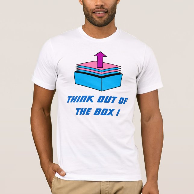 TÄNKA UT UR BOX! TEE SHIRT (Framsida)