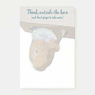 Tänka utanför Box Guineas Gris Post-it Notes Block