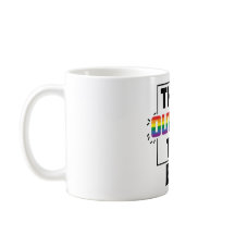Tänka utanför Box HGBTQIA+ Pride Mugg