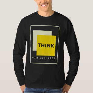 Tänka utanför boxen Genius Tee for Geeks Teacher