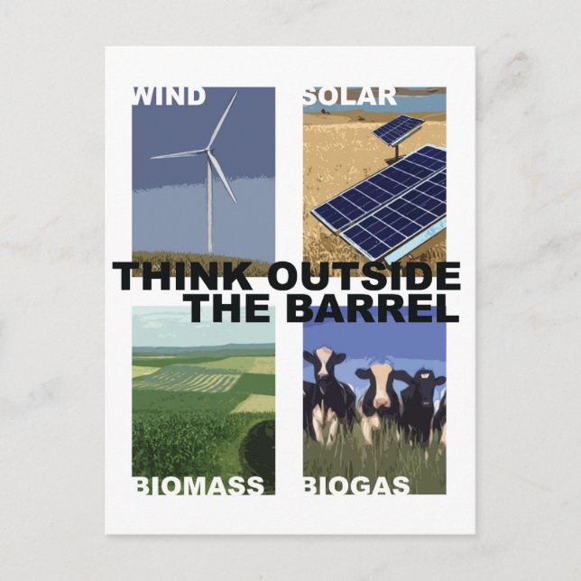 Tänka utanför cylindern vykort (Framsida)