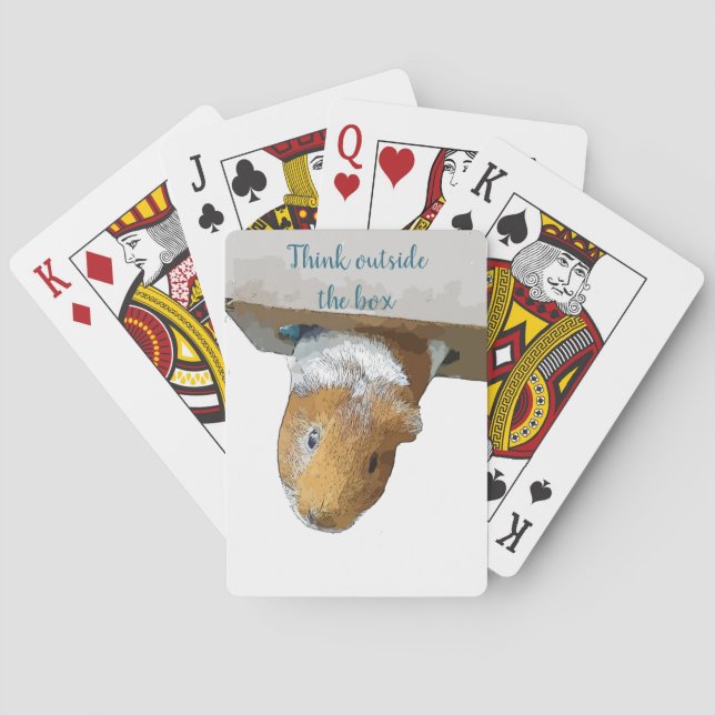 Tänka utanför Guineas Gris-bockkort Casinokort (Baksidan)