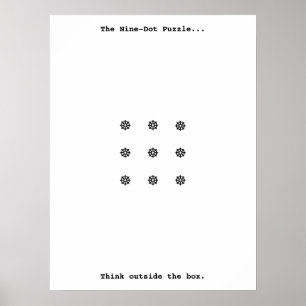 Tänka utanför kartongen: nio punkter poster