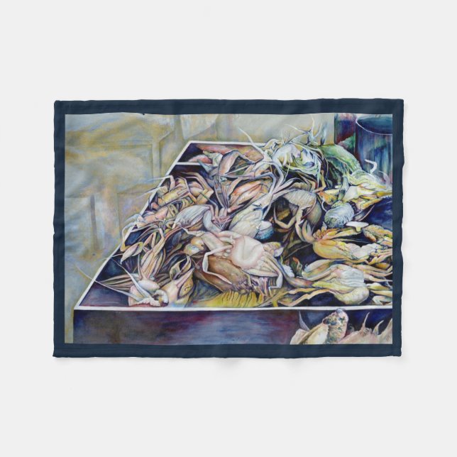 Tänka utanför lådan fleecefilt (Framsidan (Horisontell))