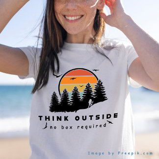 Tänka utanför lådan krävs t shirt
