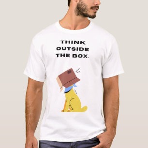 Tänka utanför lådan. t shirt