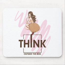 Tänka Utanför lådekvinnan Musmatta