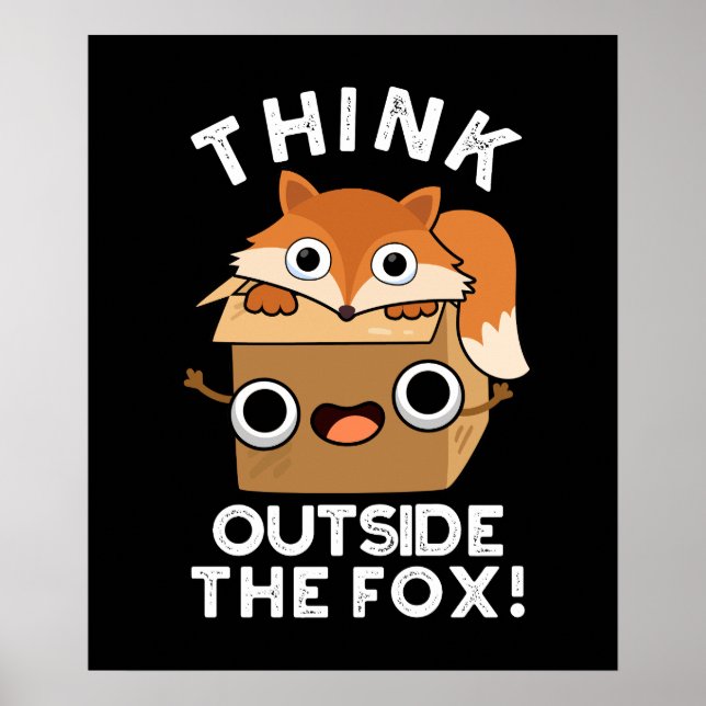 Tänka utanför rävsaxen (Frävsax), Mörk BG (Pun  BG Poster (Framsidan)