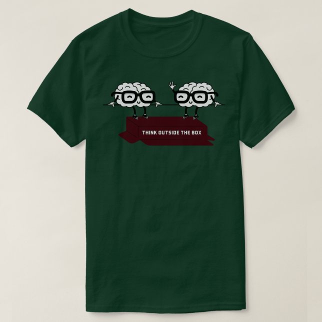 Tänka utanför ruta 5 t shirt (Design framsida)