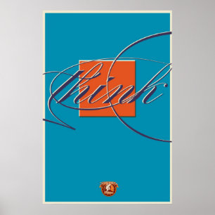 Tänka utanför rutan - Skriv ut Poster