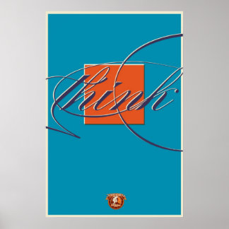 Tänka utanför rutan - Skriv ut Poster