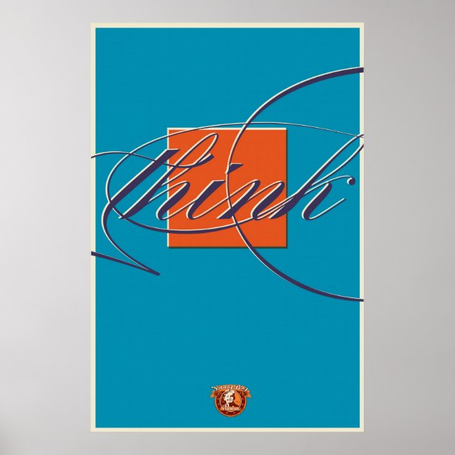 Tänka utanför rutan - Skriv ut Poster (Framsidan)