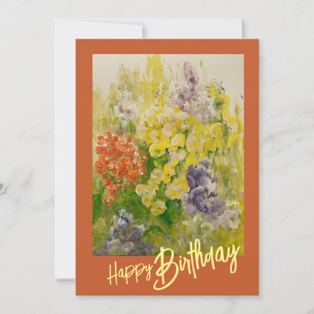 Tänka Vår-platta anteckningskort (Framsida)