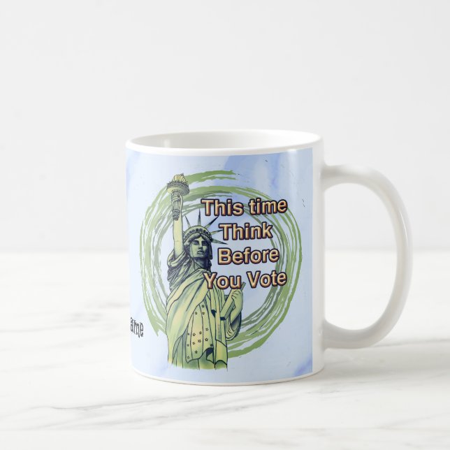 Tänka Vote Liberty Kaffemugg (Höger)