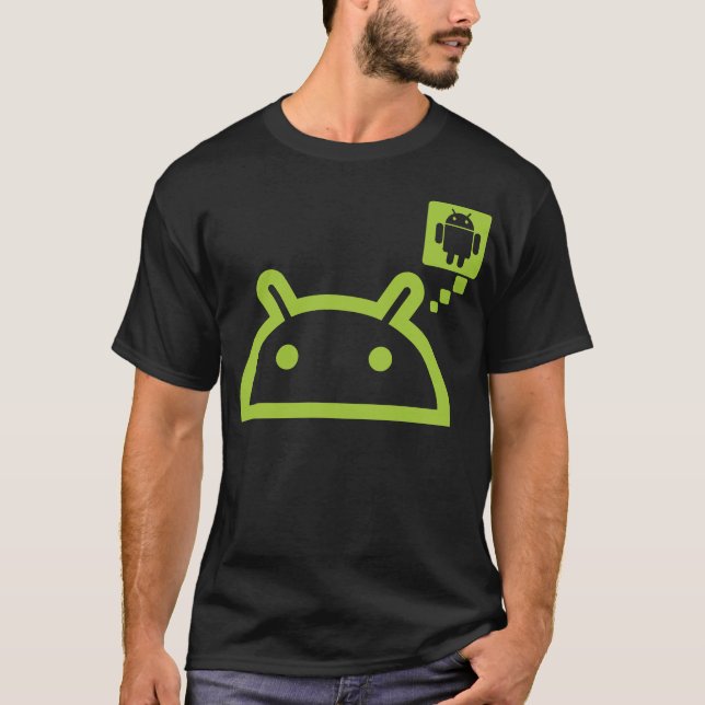 TänkaAndroid Tee Shirt (Framsida)