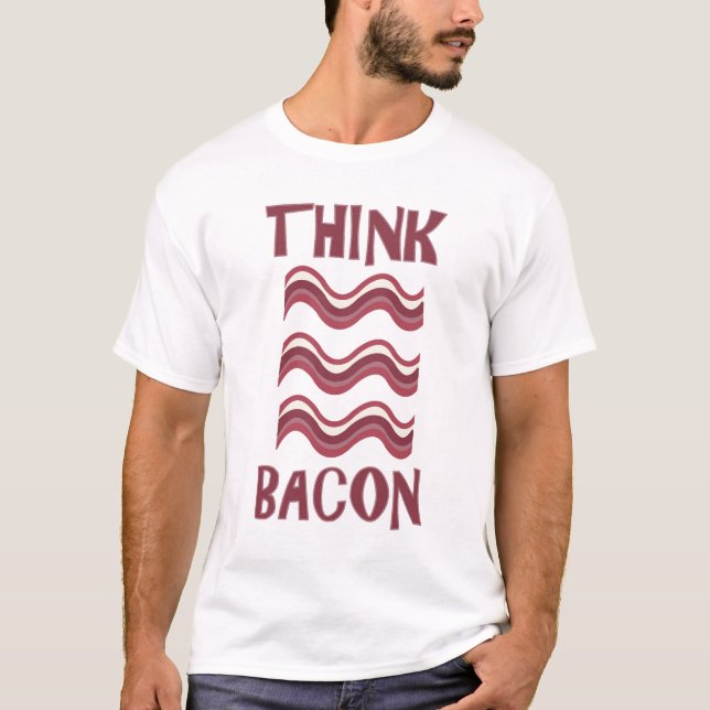 Tänkabacon Tee Shirt (Framsida)