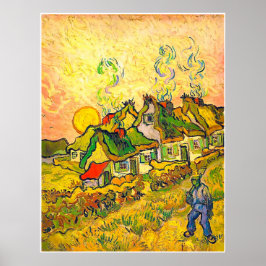 Tankade bomber i solskenet (van Gogh) Poster