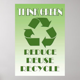 Tänkagrönt Poster