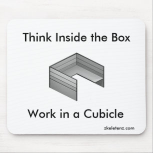 Tänkainsida boxas; Arbete i en Cubicle Musmatta