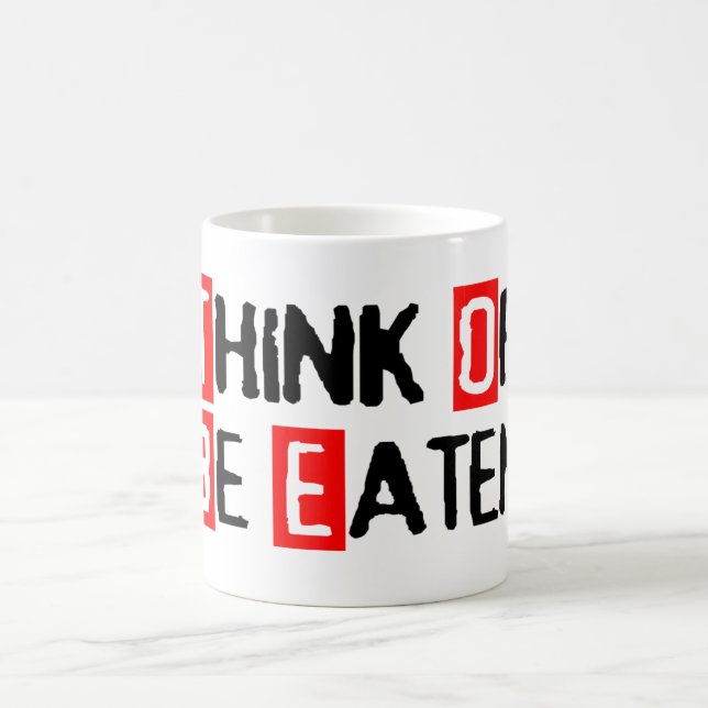 Tänkan eller är den åt muggen kaffemugg (Center)