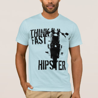 Tänkan fastar hipsteren t-shirt