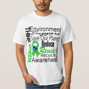 Tänkan görar grön miljöCollage T-shirt