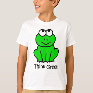 Tänkan görar grön t-skjortan t shirt