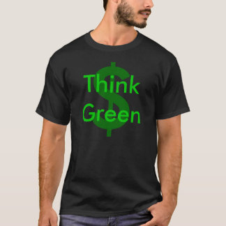 Tänkan görar grön $ tee
