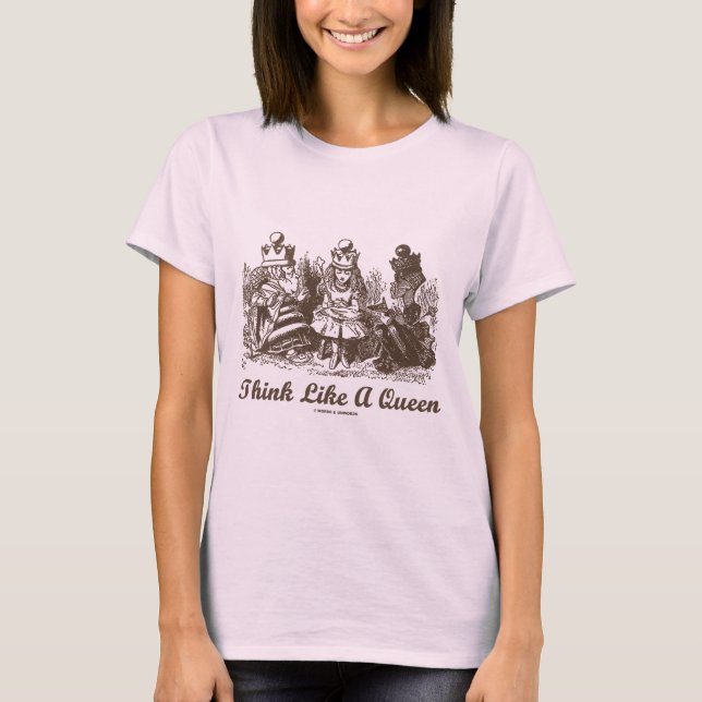Tänkanågot liknande drottning för drottning för t-shirt (Framsida)