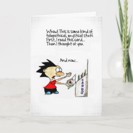 Tänkande av dig card - Cudorablesen Kort