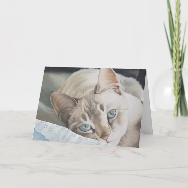 "Tänkande av dig" Card Kort (Framsida)