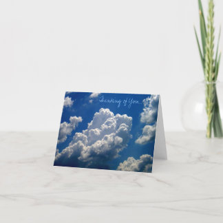 "Tänkande av dig" fotonotecard Kort