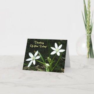Tänkande av dig i dag! - Tom insida Kort