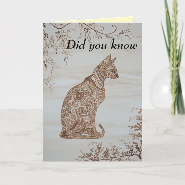 Tänkande av dig kort (Framsida)