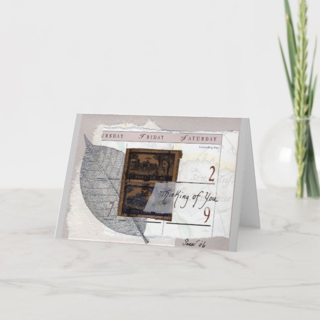 Tänkande av dig kort (Framsida)