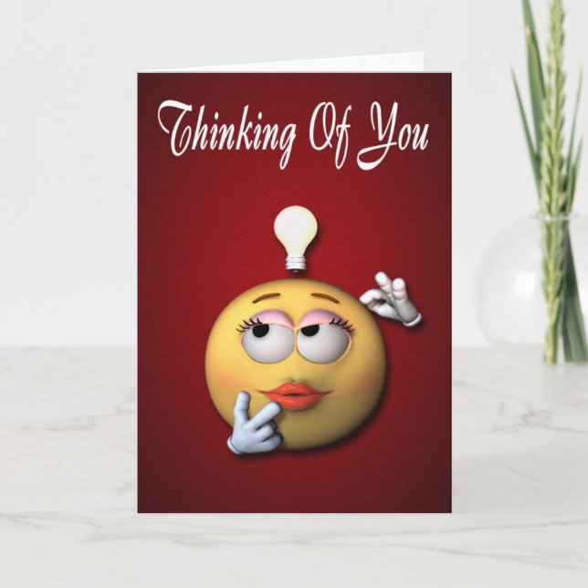 Tänkande av dig kort (Framsida)