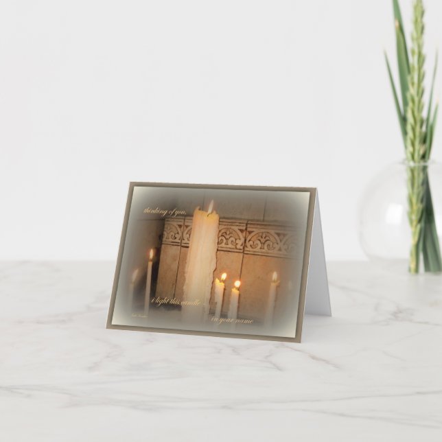 Tänkande av dig kort (Framsida)