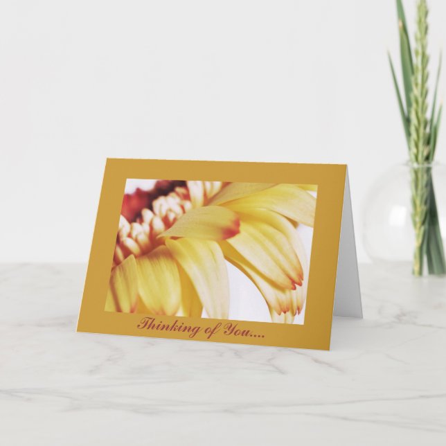 Tänkande av dig…., kort (Framsida)