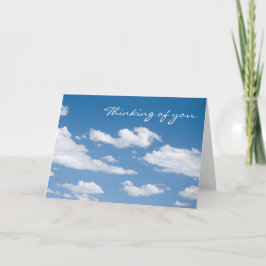 Tänkande av dig kort