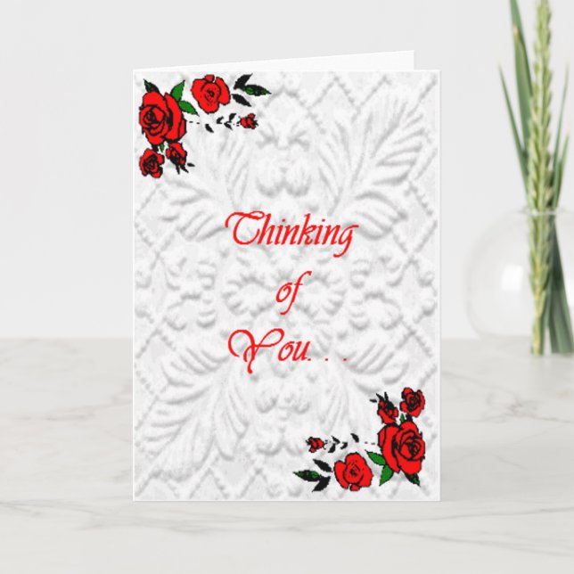 TÄNKANDE AV DIG KORT (Framsida)