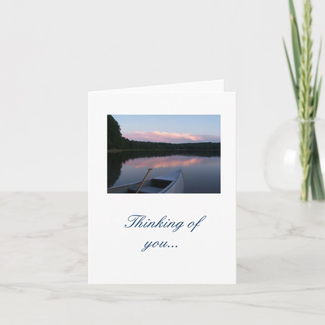 Tänkande av dig… notecard kort (Framsida)