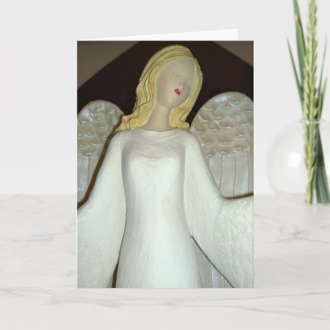 Tänkande av någon som passerade den away julkortet helgkort (Framsida)