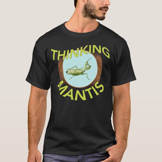 Tänkande bönsyrsaskjorta tee (Framsida)