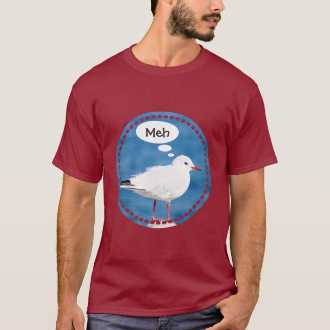 Tänkande hav Yokohama Meh för blått för T-shirt (Framsida)
