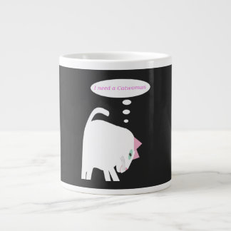 Tänkande Katt Specialmugg Jumbo Mugg