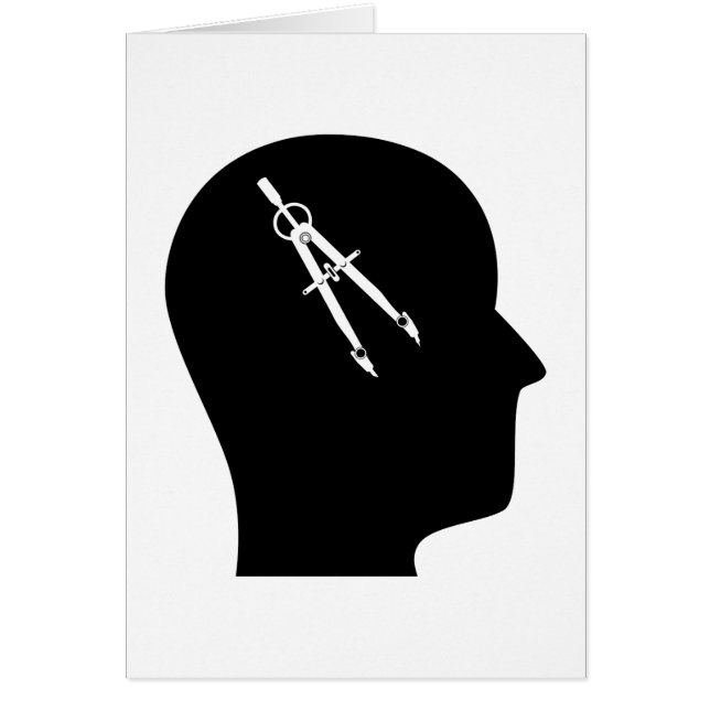 Tänkande om arkitektur hälsningskort (Framsidan)