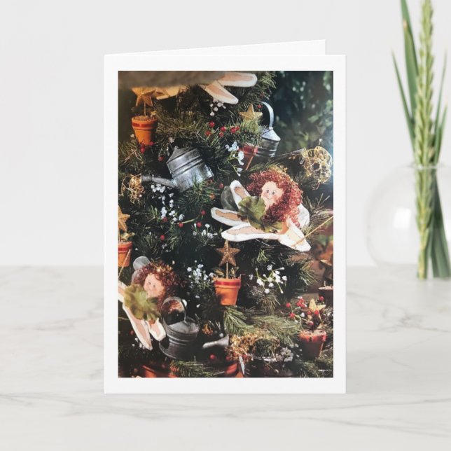 TÄNKANDE OM "BRA VÄNNER I CHRISTMAS "CHRISTMAS" HELGKORT (Framsida)